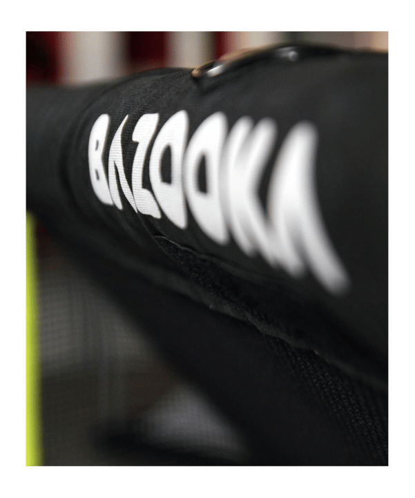 BAZOOKAGOAL Teleskoptor 120x75 cm Schwarz Gelb | Bazooka Tore für Funino Konzept | BG01 - schwarz