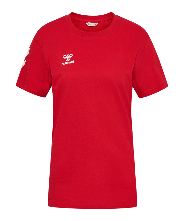 Hummel Go 2.0 Chevron T-Shirt Damen Rot F3062 - rot