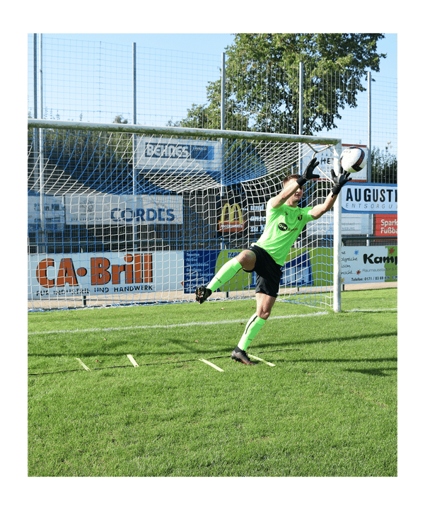 Cawila Goalkeeper Ladder & Tasche 6 Sprossen - weiss