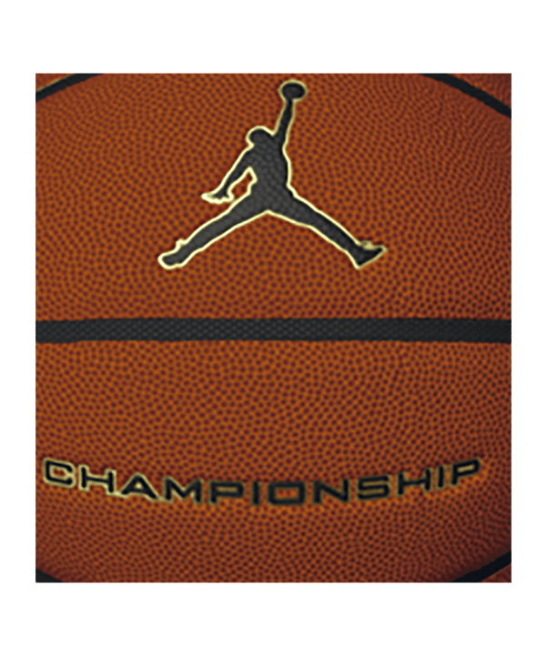 Nike Championhip 8P Basketball Rot Gold F891 - braun