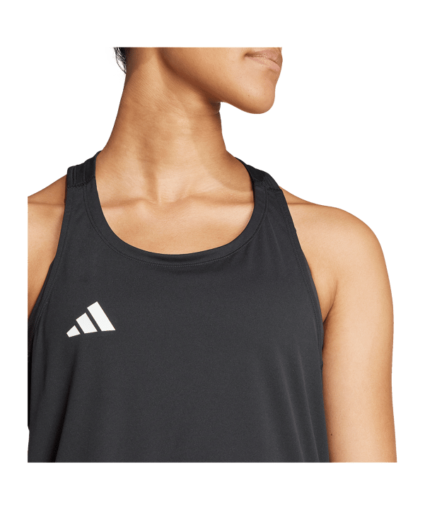 adidas Adizero Tanktop Damen Schwarz - schwarz