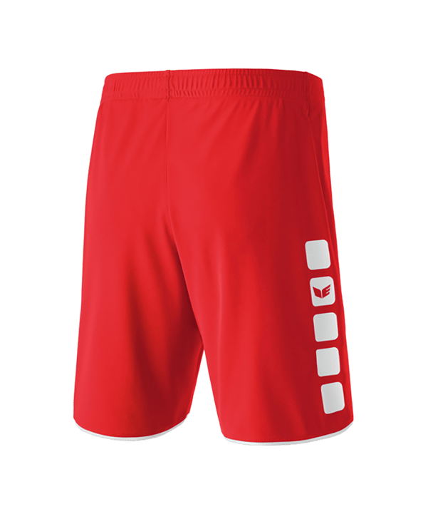 Erima 5-Cubes Short Kids Rot Weiss - rot