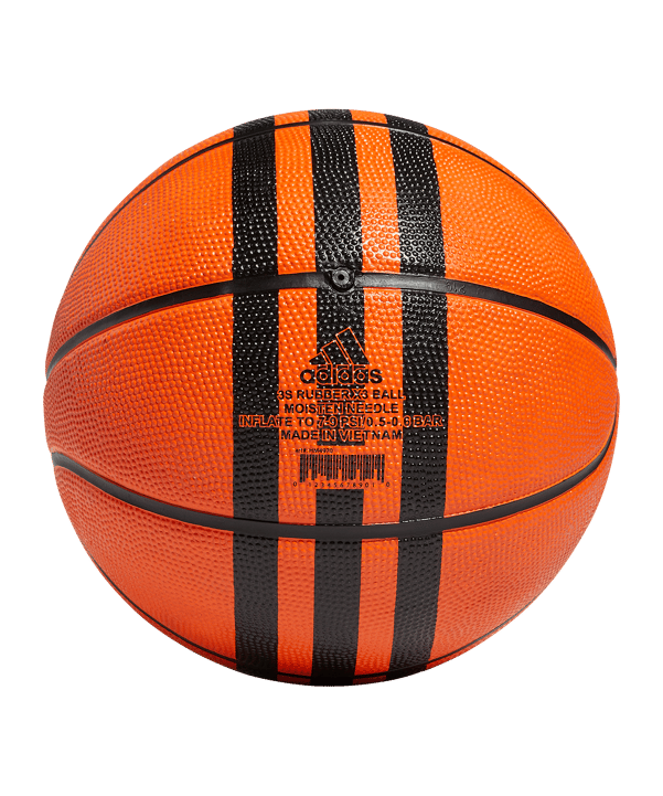 adidas 3S Basketball Orange Schwarz