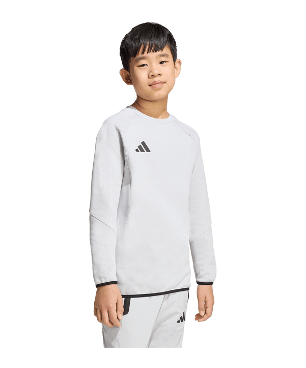 adidas Tiro Travel Sweatshirt Kids Grau - grau