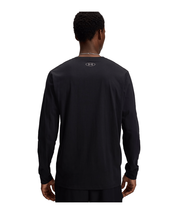 Under Armour Sportstyle Left Chest Longsleeve Schwarz F002 - schwarz