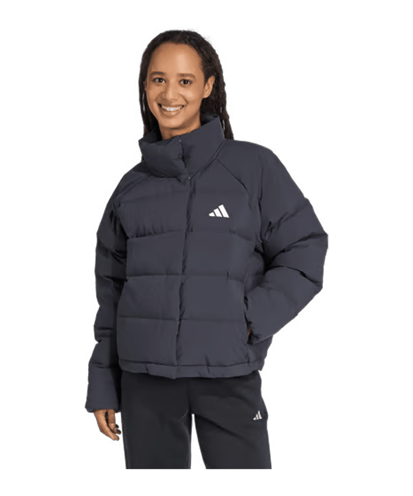 adidas Helionic Relaxed Down Jacke Damen Schwarz - schwarz