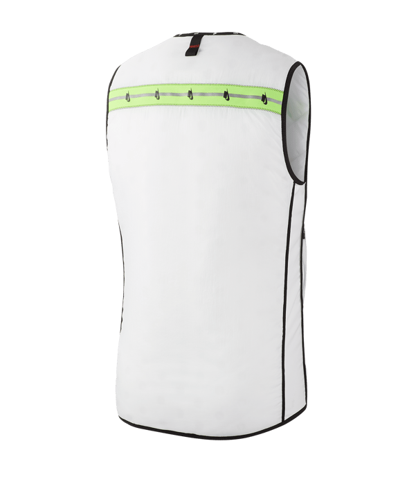 Nike AeroLayer Running Vest Weste Weiss F100 - weiss