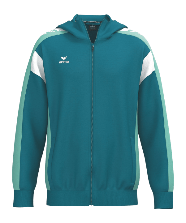 Erima Celebrate 125 Kapuzenjacke Kids Blau Ftahitianbluemint - blau