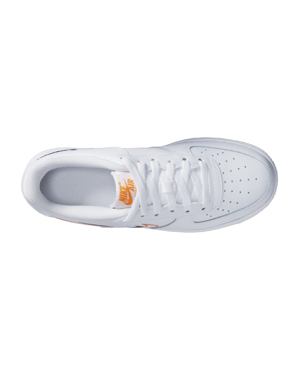Nike Air Force 1 Kids (GS) Weiss Orange F100 - weiss