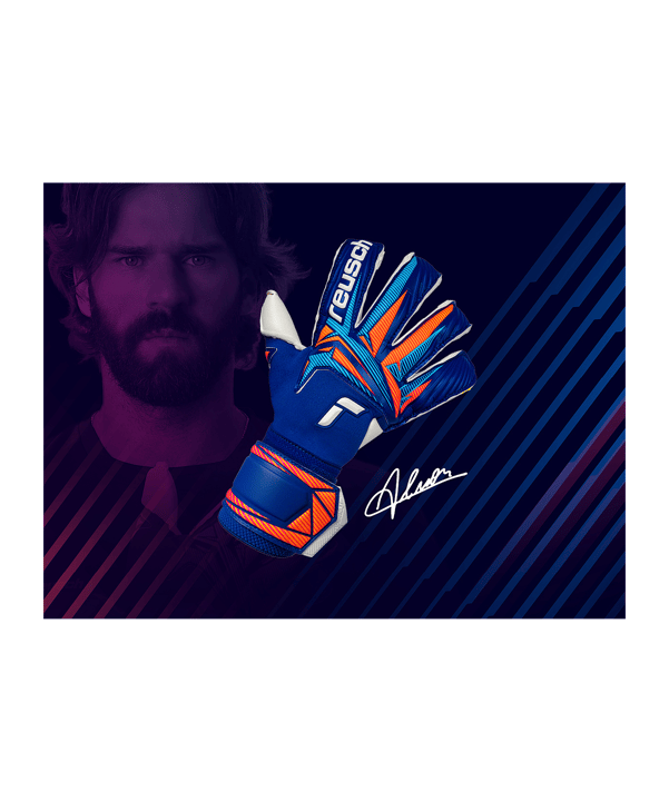 Reusch Attrakt Duo Evolution Torwarthandschuhe Blau - blau
