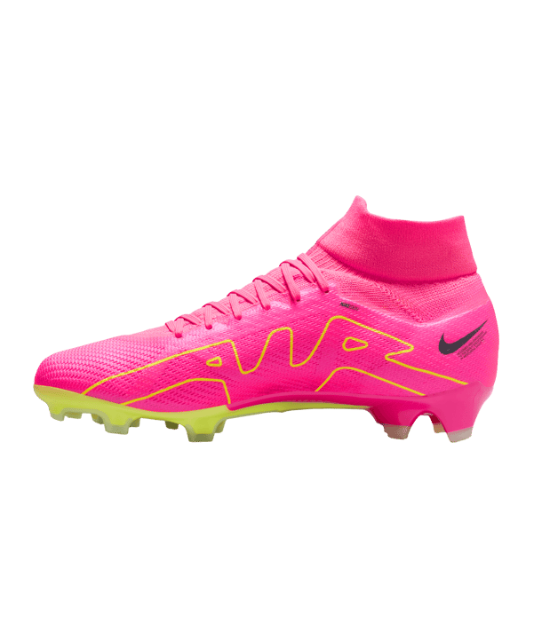 Nike Air Zoom Mercurial Superfly IX Pro FG Luminous Pink Gelb F605 - rosa