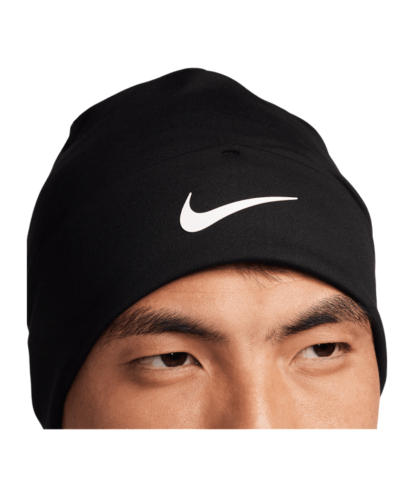 Academy Peak Cuff Beanie Schwarz Weiss F010 - schwarz