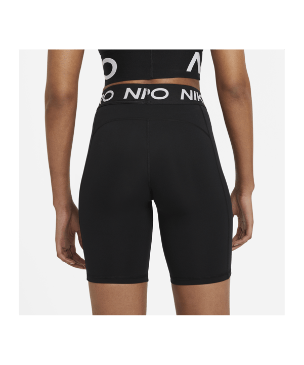Nike 365 8IN Hi Rise Short Training Damen F010 - schwarz