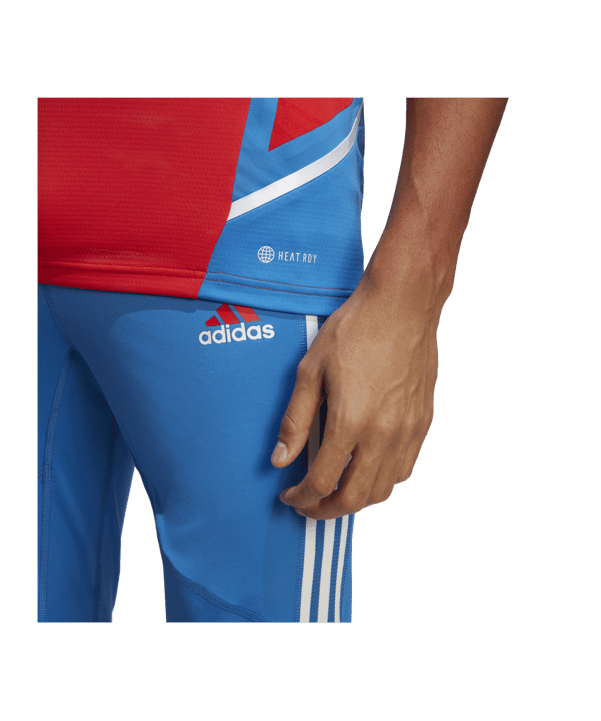 adidas FC Bayern München Trainingsshirt Rot Blau - rot