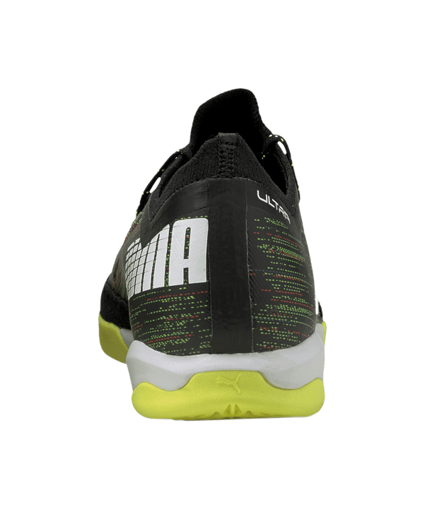 PUMA ULTRA Game On 1.2 Pro Court Schwarz Weiss Gelb F01 - schwarz