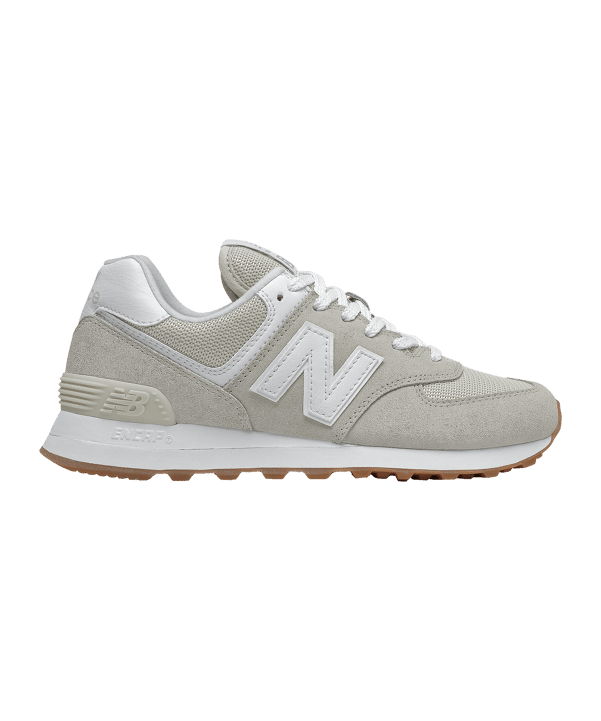 New Balance 574 Damen Beige Weiss FPC2 - silber