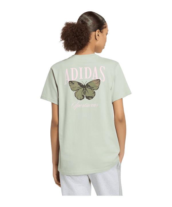 adidas Camo Loose Graphic T-Shirt Femmes Vert - vert