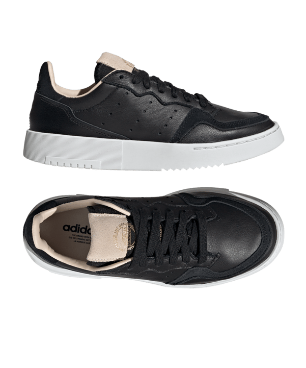 adidas Originals Supercourt Sneaker Kids Schwarz - schwarz
