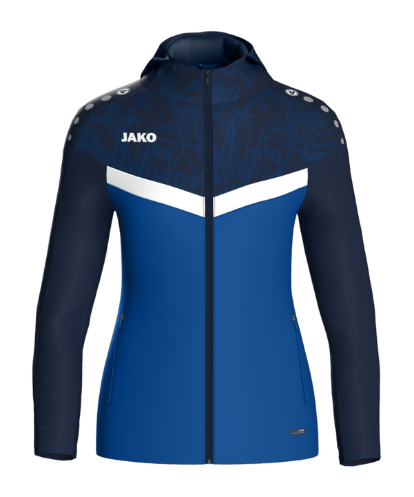 JAKO Iconic Kapuzenjacke Damen Blau F403 - blau