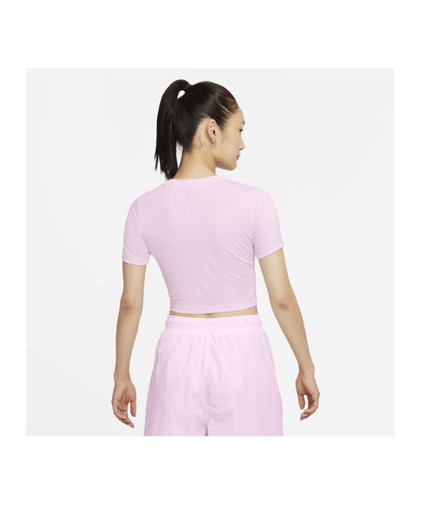 Nike Sportswear Crop Top T-Shirt Damen Pink F695 - rosa