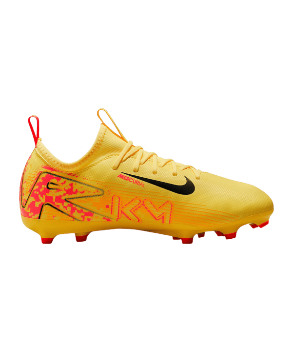 Nike Jr Air Zoom Mercurial Vapor XVI Academy FG/MG Mbappe Signature Kids Orange Blau F800 - orange
