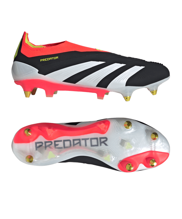 adidas Predator Elite LL SG Solar Energy Schwarz Weiss Rot