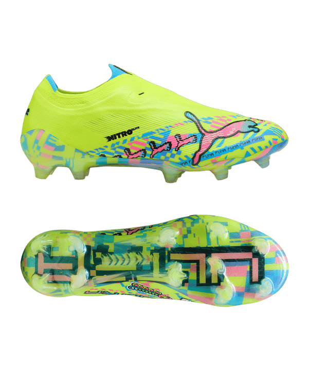 PUMA ULTRA Nitro 7 Ultimate LL FG Level Up Grün F01 Fußballschuh bei 11teamsports