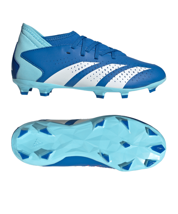 adidas Predator Accuracy.3 FG Marinerush Kids Blau Weiss - blau