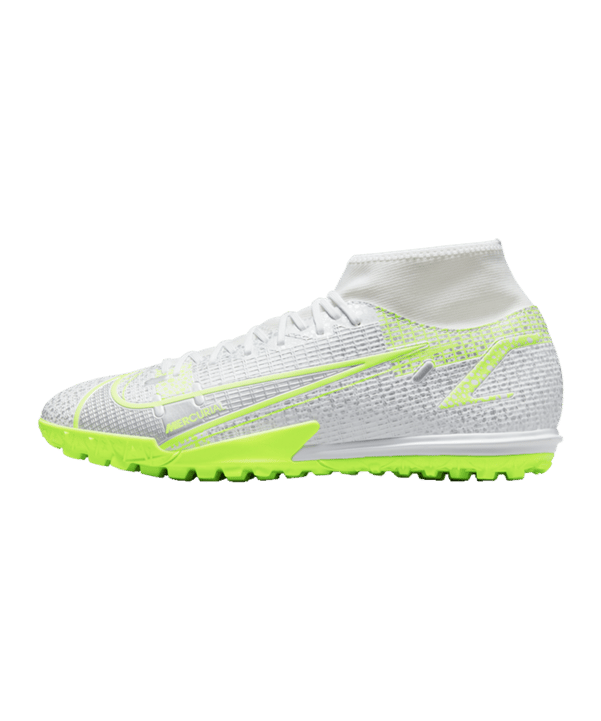 Nike Mercurial Superfly VIII Safari Academy TF Weiss F107 - weiss