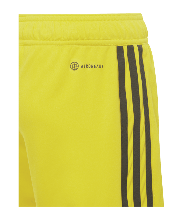 adidas Tiro 23 Short Kids Gelb Schwarz - gelb