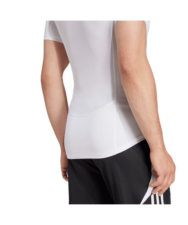 adidas Techfit Longsleeve Weiß - weiss
