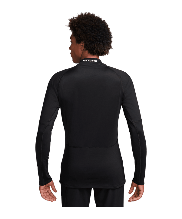 Nike Warm Mock Sweatshirt Schwarz F010 - schwarz