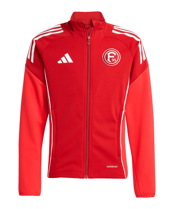 adidas Fortuna Düsseldorf Trainingsjacke Kids Rot - rot