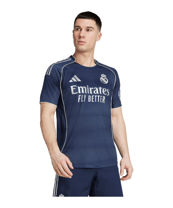 adidas Real Madrid Authentic Trikot Away 2025/2026 Blau - blau