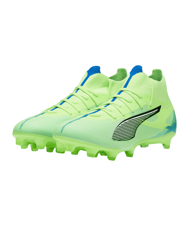 PUMA ULTRA 5 Match+ FG/AG Lights Out Grün Weiss F03 - gruen