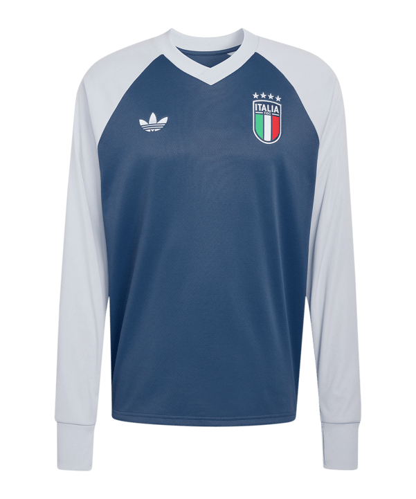 adidas FIGC Italien Prematch Sweatshirt WM 2026 Blau - blau