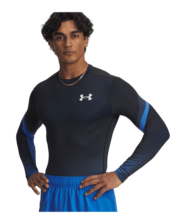 Under Armour Heatgear Sub Crew Longlseeve Underwear Longseeve Blau F402 - blau