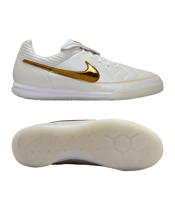 Nike Tiempo Legend IN Touch of Gold Weiß F100 - weiss