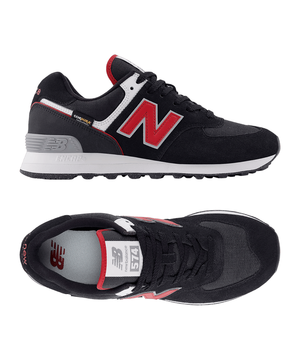 New Balance 574 Schwarz - schwarz
