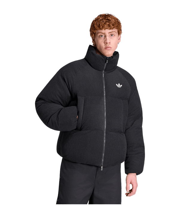 adidas Originals Corduroy Puffer Giacca Nero - nero