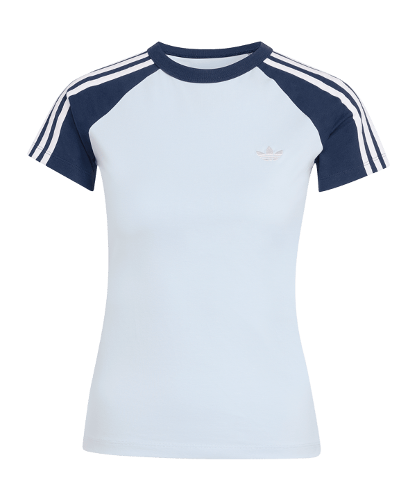 adidas Originals SST T-Shirt Damen Blau - blau