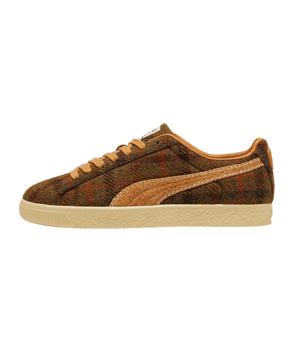 PUMA Clyde Harris Tweed Sneaker Braun F02 - braun