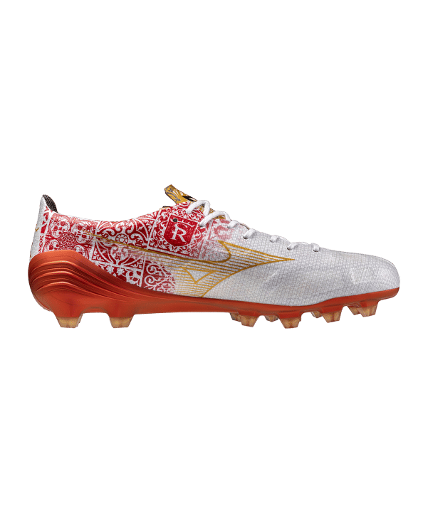 Mizuno Alpha Made in Japan FG Sergio Ramos Weiss Gold F04 - weiss