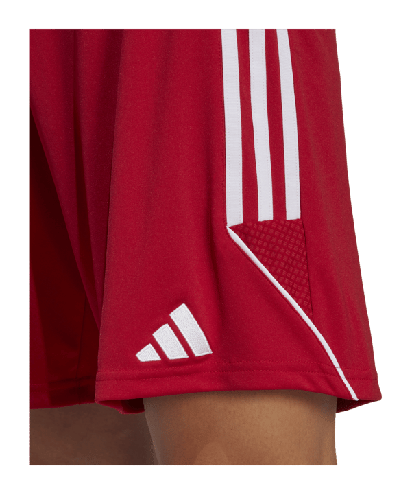 adidas Tiro 23 Short Rot Weiss - rot