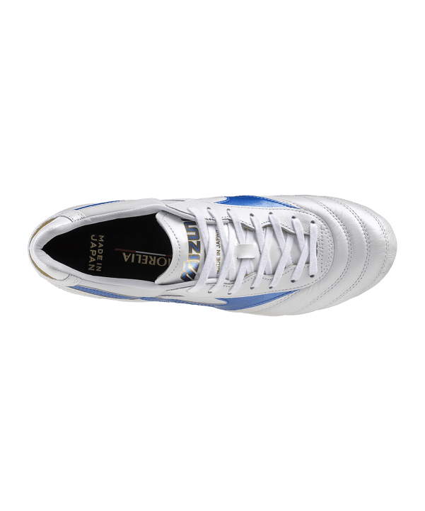 Mizuno Morelia II Made in Japan FG Mugen Weiss Blau F25 - weiss