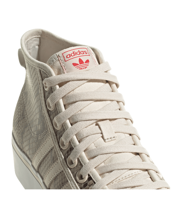 adidas Originals Nizza Platform Mid Damen Braun - weiss