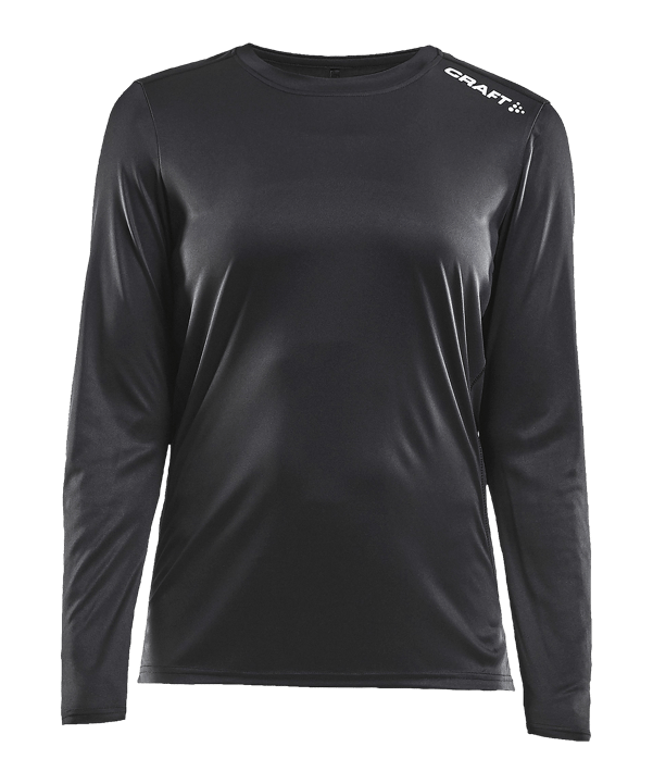 Craft Rush Sweatshirt Damen Schwarz F999 - schwarz