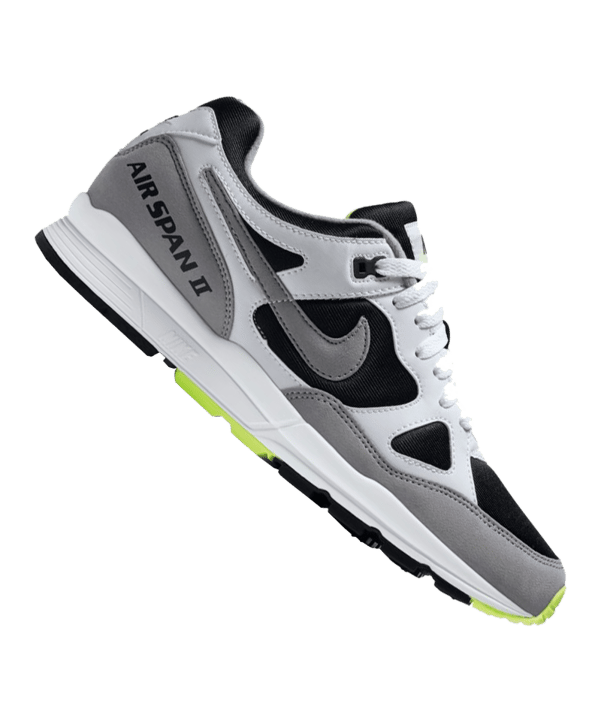 Nike Air Span II Sneaker Weiss Grau F101 - weiss