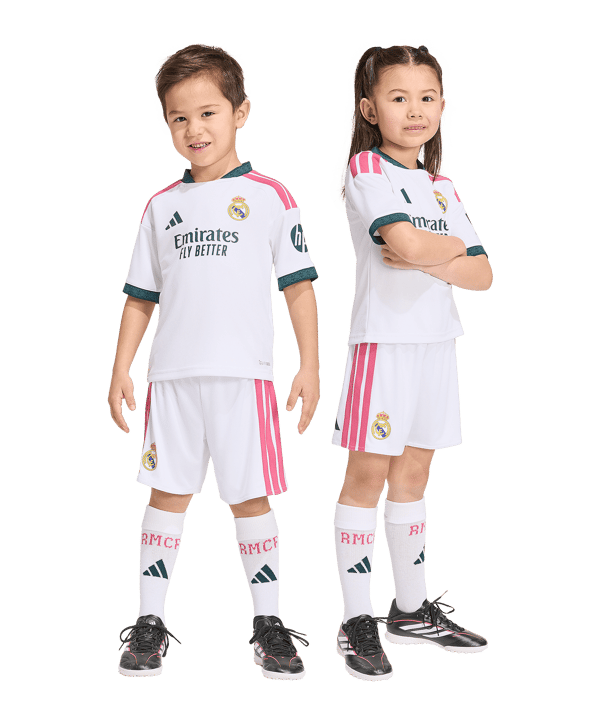 adidas Real Madrid Divisa da gara Home 2026/2027 Bambini Bianco - bianco