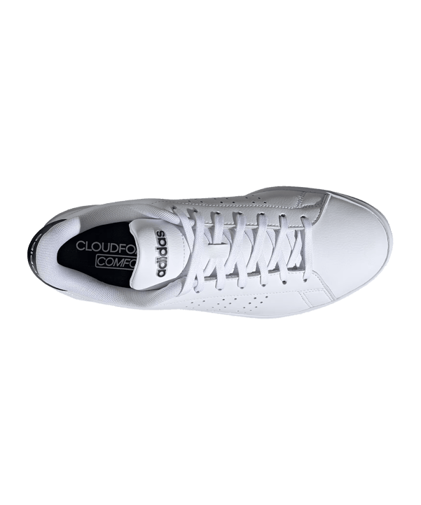 adidas Advantage 2.0 Weiss Schwarz Blau - weiss